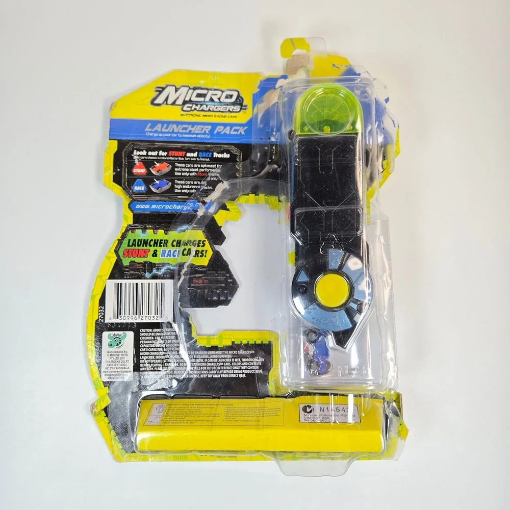 Micro Chargers Electronic Micro Racing Cars Launcher Pack Moose Toys 27032 New